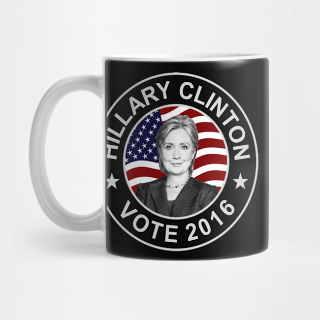 Hillary Clinton US Flag by ESDesign